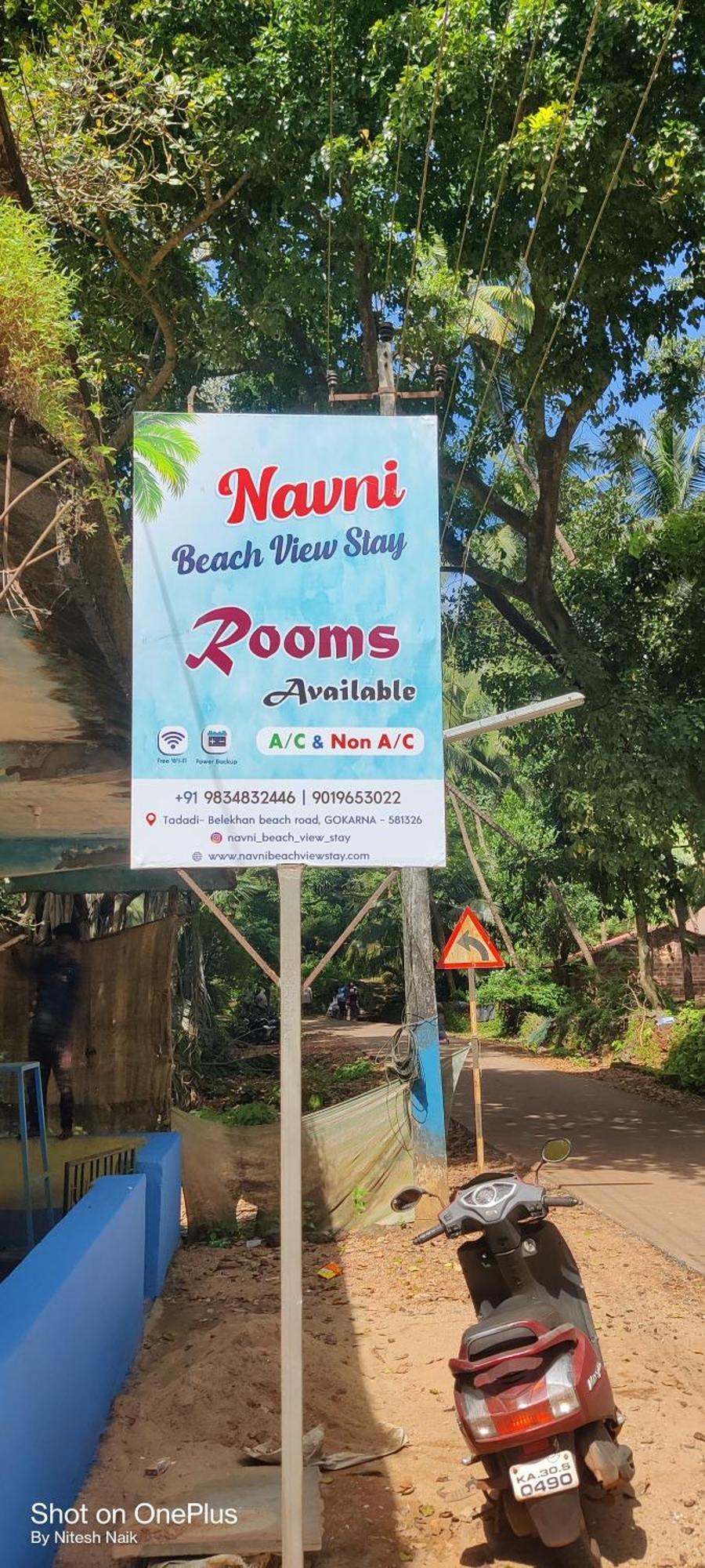 Navni Beach View Stay Gokarna  Buitenkant foto